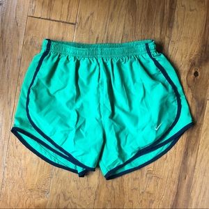 Kelly Green Nike Running Shorts (Dri-Fit Tempos)